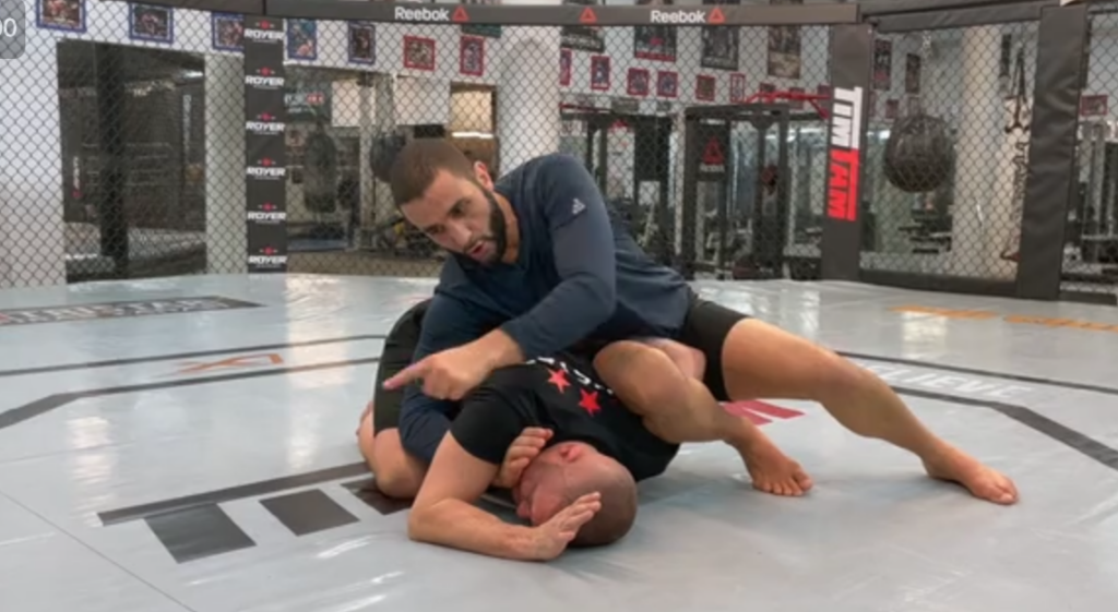Clamp Guard to Omoplata to Back step Triangle Finish featured image